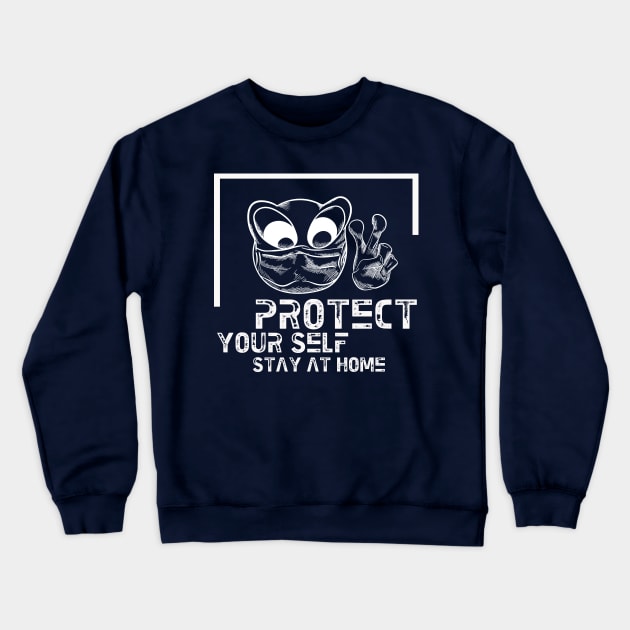 Protect yourself Crewneck Sweatshirt by Retasu